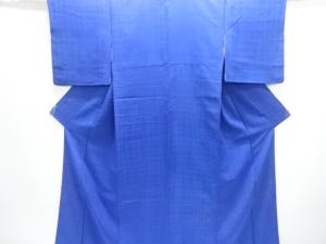 抽象模様織出し一ツ紋色無地着物